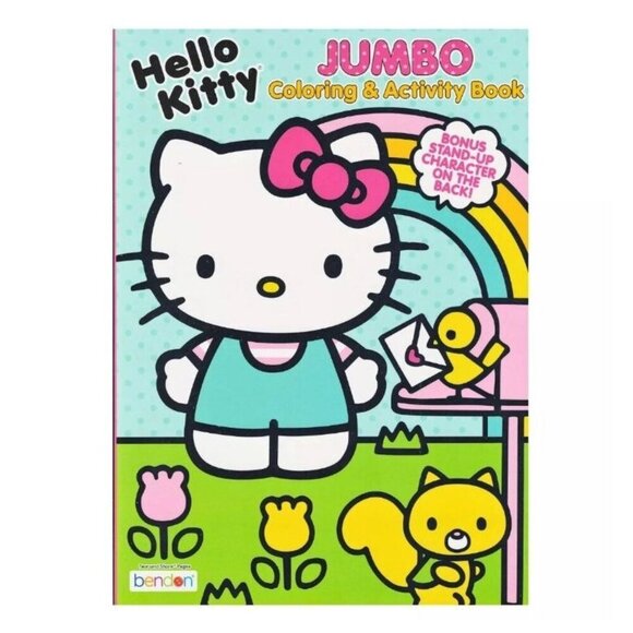 Hello Kitty Coloring & Activity Book: 64 Pages with Bonus Standup Character! - Picture 1 of 2